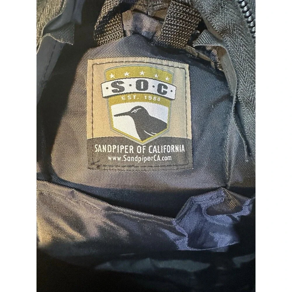 Backpack SOC Sandpiper of California Military Tactical Black Bugout Bag Large